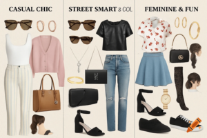 craiyon_101606_create_digital_mood_boards_____Outfit_1__Casual_Chic_with_a_Pop_Perfect_for__errands__a_casual_lunch